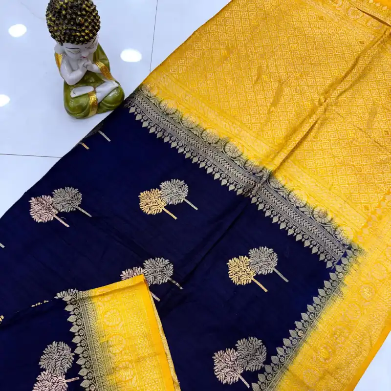 Katan sharee with menakari work