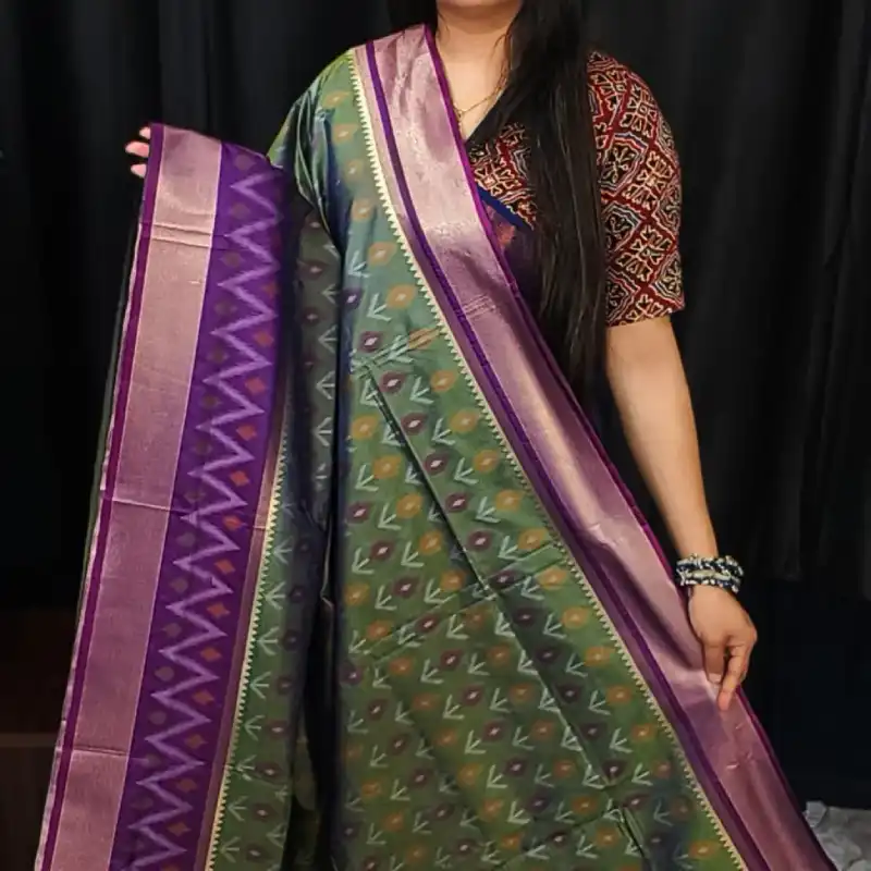 Ikkat Patola Silk