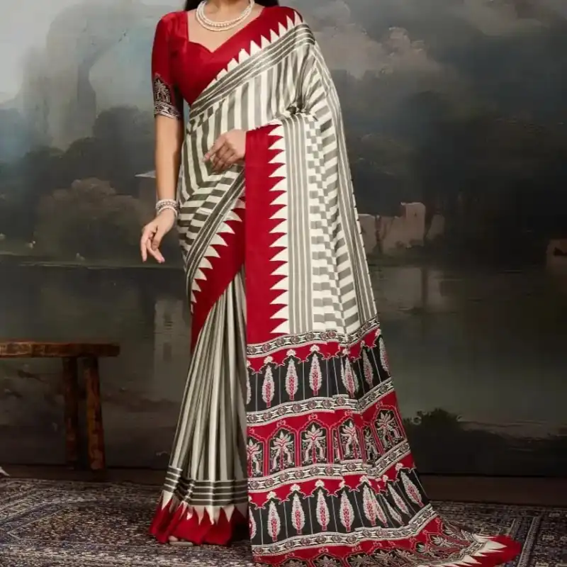Modal Silk Sharee