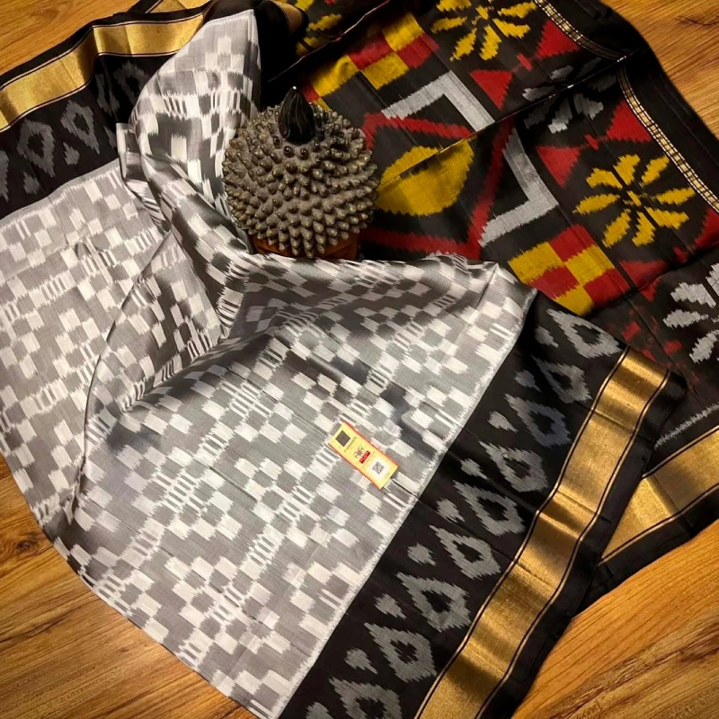 Silk Ikkat sharee