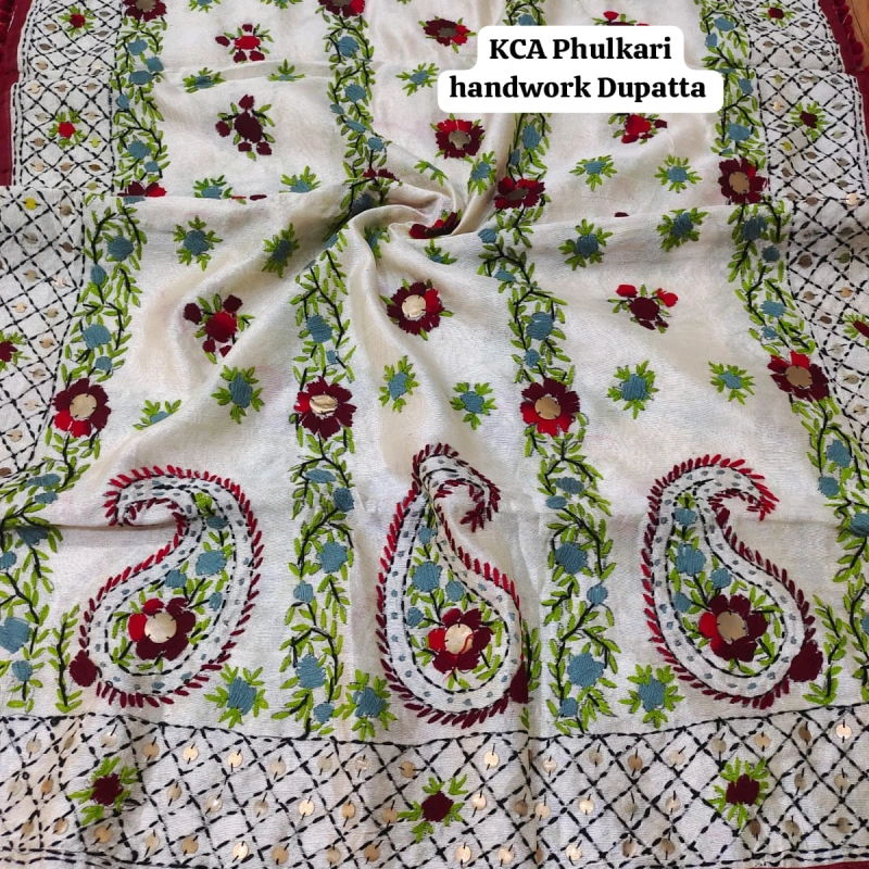 Phulkari Handwork Dupatta